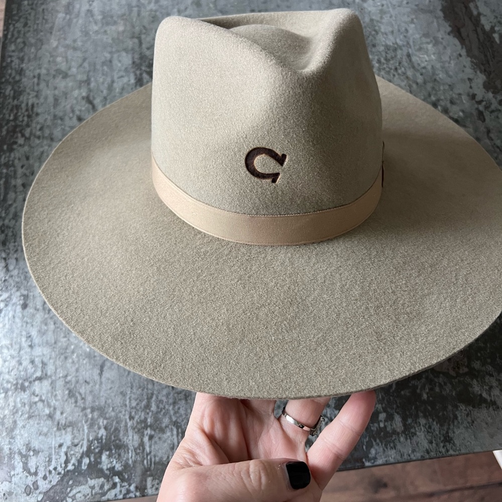 Charlie 1 horse mushroom felt hat small